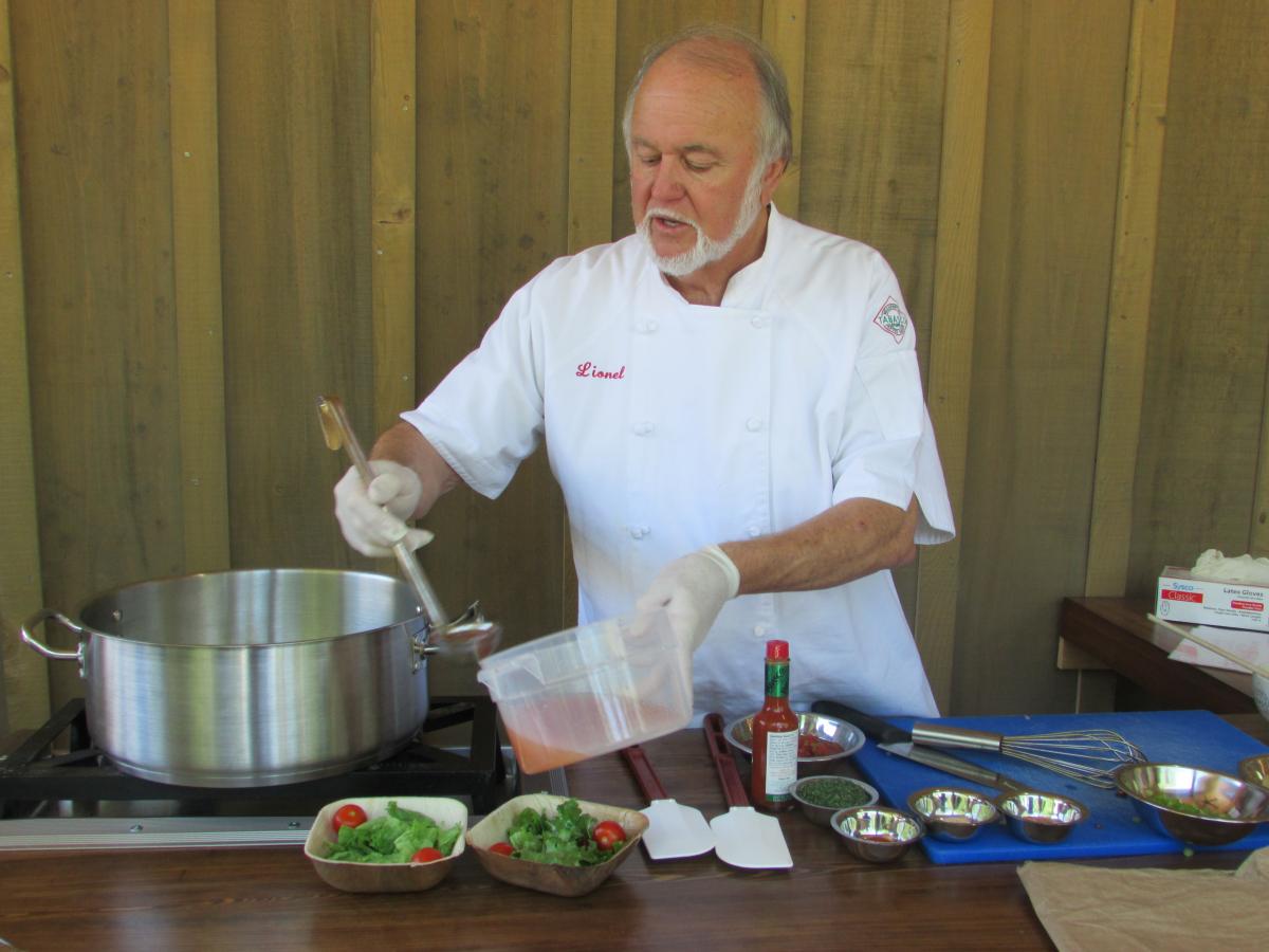 Tabasco cooking class salad dressing