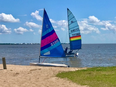 Sailing at Cypremort Point State Park - Courtesy Cypremort Pointe State Park