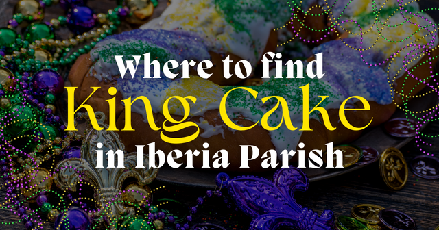 Where to buy king cake in New Iberia, Louisiana