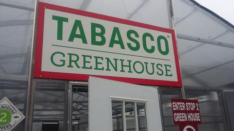 Tabasco green house on the new tabasco tour