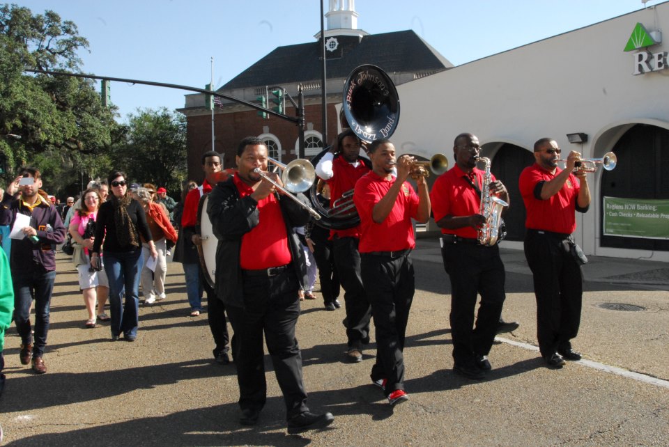 Bunk Johnson Jazz Band performing at Beneath the Balconies