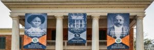 Iberia African American Historical Society - banners cropped at Shadows