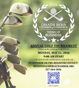 chamber golf flyer with qr code 2026